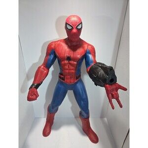 HUGE 2017 Marvel SPIDER-MAN Homecoming Super Sense 24" Interactive Action Figure